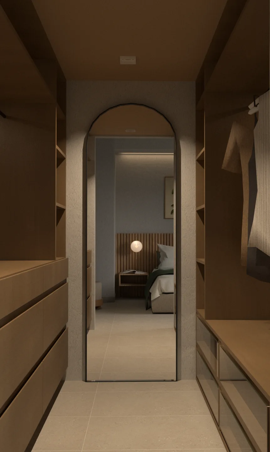 Gravity — Walk-in closet.