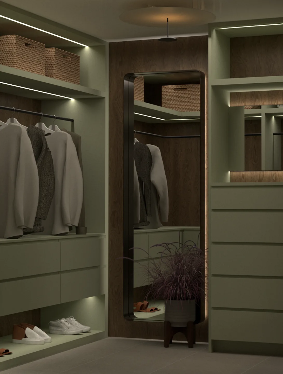 Harmony — Walk-in closet.